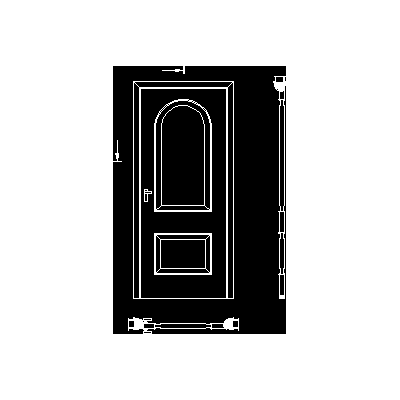 Puerta maciza