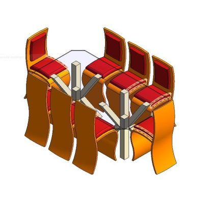 Mesa y sillas