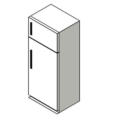 Descarga familias Revit gratis y objetos BIM en formato .RFA y .RVT 24 Heladera