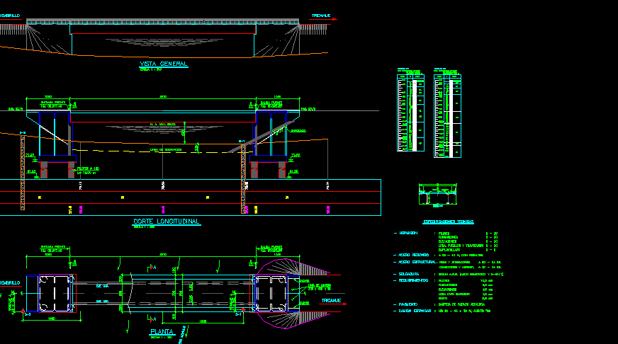 Reinforced Concrete Bridge in DWG | CAD library