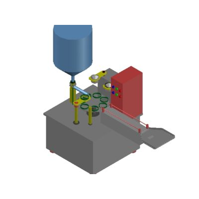 Envasadora 3d para botellas y vasos