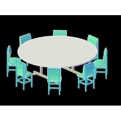 round table with chairs