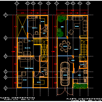 House plan with 2 bedrooms
