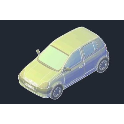 toyota yaris 3d vehicle