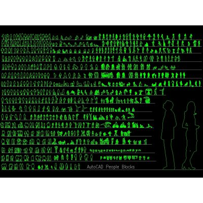 La gente bloquea las plantas de seccion de cad