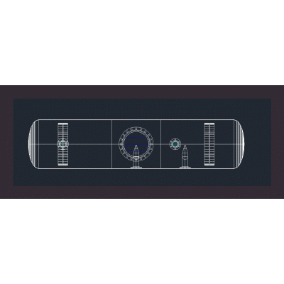 tanque horizontal