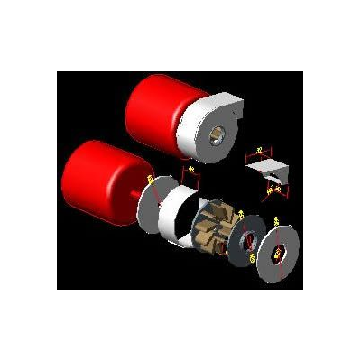 Conception de pompe d'aquarium 3D