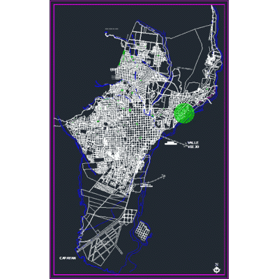 Mapa Urbano de Catamarca