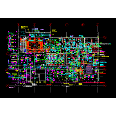 Plan de la parte layout hvac