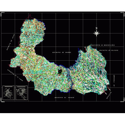 Mapa Politico de Morales Cauca