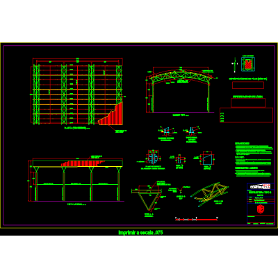 Estructura de 20 x 13.5
