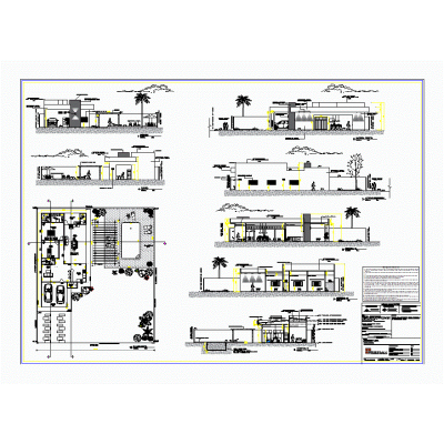 Residencia grande com piscina