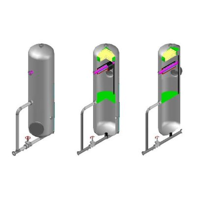 Separador 3d - separador de crudo y gas