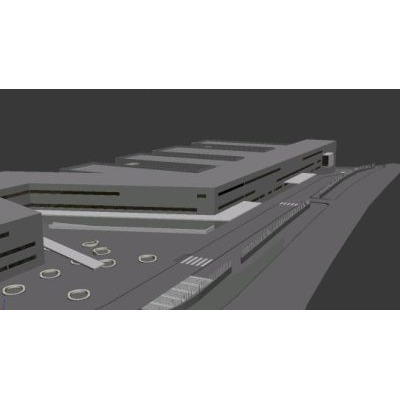 Hospital regional de zacapa 3d MAX