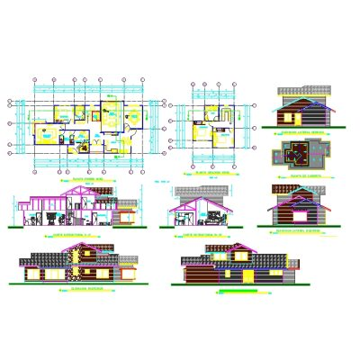 Vivienda unifamiliar de dos niveles