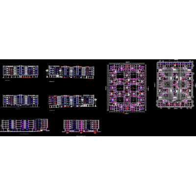 Conjunto de bloques residenciales