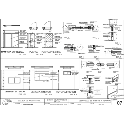 Desarrollo de Puertas y Ventanas