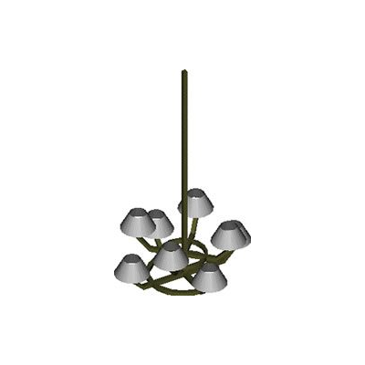 Arana Moderna de 8 Luces