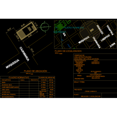 Plano de localizacion y ubicacion