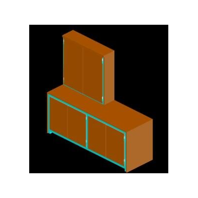 Mueble metalico 3d