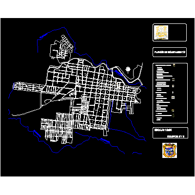 Plano de la ciudad de huatusco; veracruz