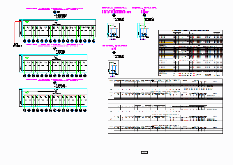 Mining Camp Electrical Connection Load Chart in DWG | CAD library