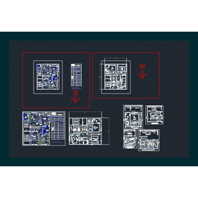 Electrical diagram of a house