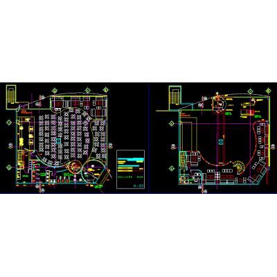 Planta arquitectonica disco
