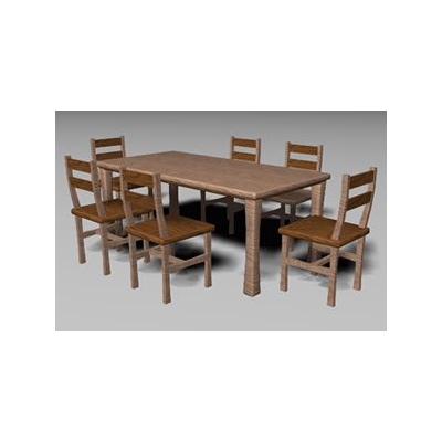 Wood dining room 6 pax max