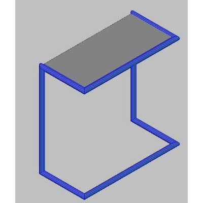 C-Frame 3D Side Table