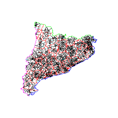 Mapa de cataluna