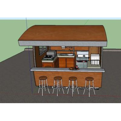 Kiosco de comida rapida