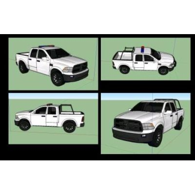 patrol dodge ram 1500 police truck
