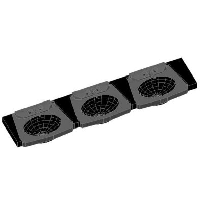 Lavamanos Triple Modular