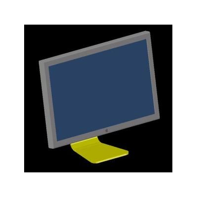 Apple cinema display 2004 - 3d