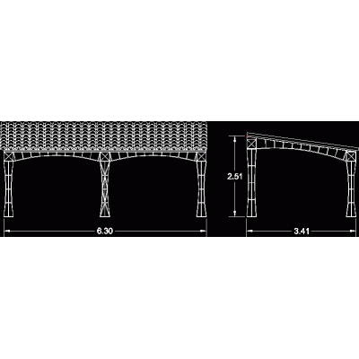 Pergola metalica
