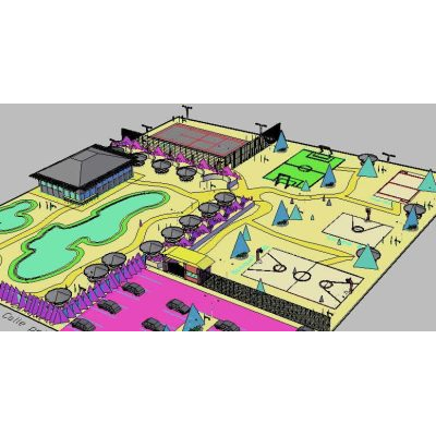 Club campestre 3d
