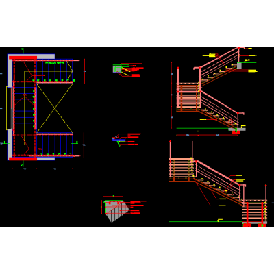 Escalera en u