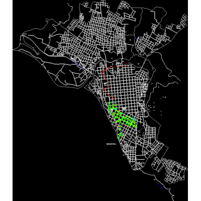 Sistema de desague pluvial de ciudad