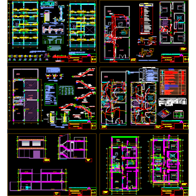 Proyecto 18 -  vivienda unifamiliar de dos niveles mas azotea