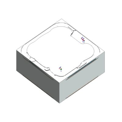 Banera tipo jacuzzi 3D