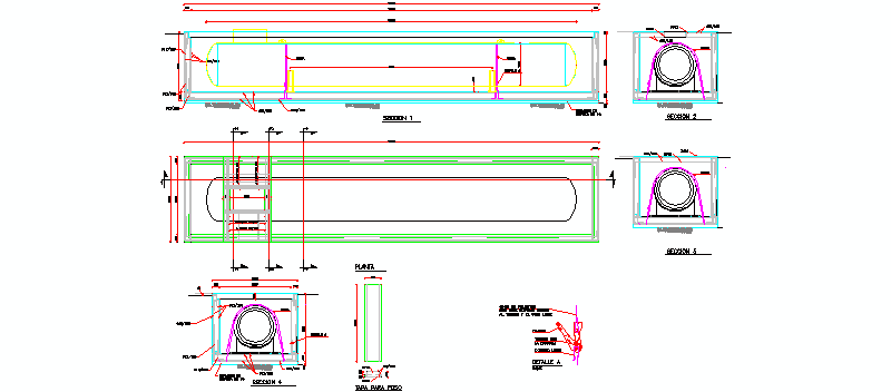 Detalhe da Construção Tanque de Gás Enterrado