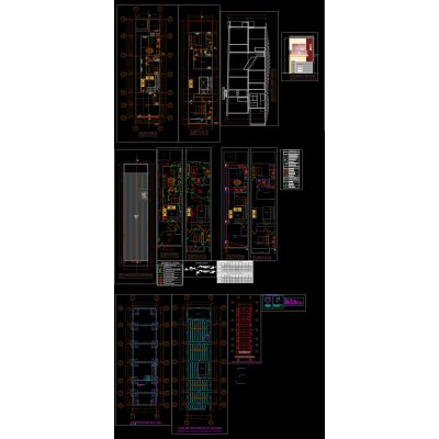 Casa de Dos Niveles con Planos de Instalaciones