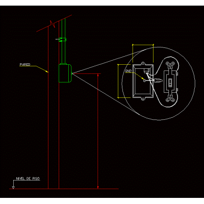 Simple switch connection detail
