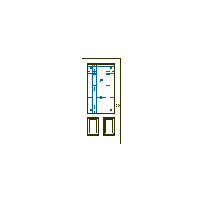 Puertas con vitrales