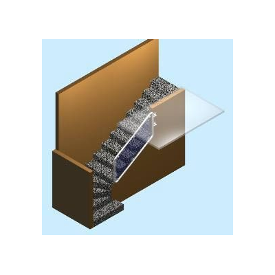 Barandal de escalera 3d