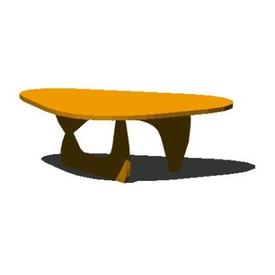 Coffee table by isamo noguchi