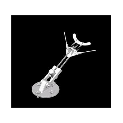 Vertex plate articulated by 3d bars 3dm