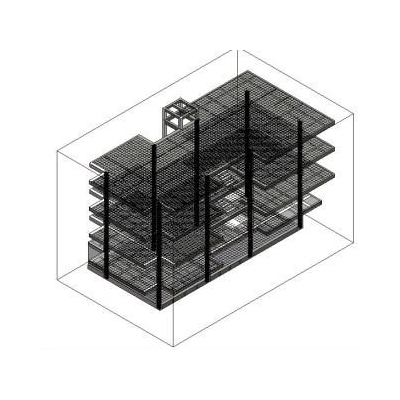 Salon comunal; estructura