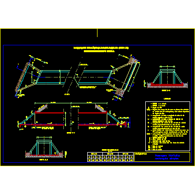 Passagem hidraulica rectancular